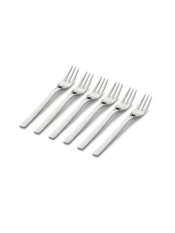 WMF Gedeckter Tisch<6er-Set: Edelstahl-Kuchengabeln ''Nuova 233'' - (L)16 cm