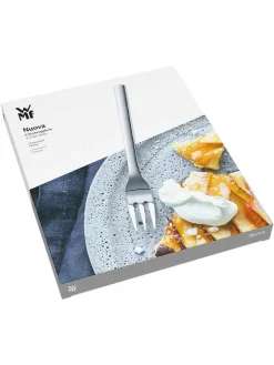 WMF Gedeckter Tisch<6er-Set: Edelstahl-Kuchengabeln ''Nuova 233'' - (L)16 cm