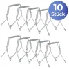 Wenko Koch- & Backutensilien<10er-Set: Edelstahl-Rouladenklammern - (L)7,5 cm