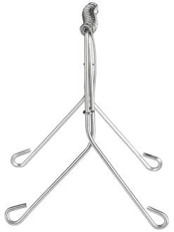 Wenko Koch- & Backutensilien<10er-Set: Edelstahl-Rouladenklammern - (L)7,5 cm