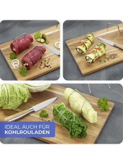 Wenko Koch- & Backutensilien<10er-Set: Edelstahl-Rouladenklammern - (L)7,5 cm