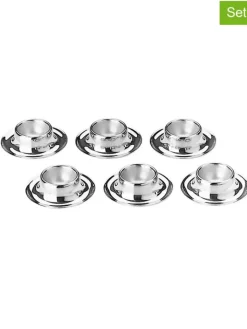 WMF Gedeckter Tisch<6er-Set: Eierbecher in Silber - Ø 8,5 cm