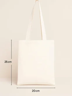 Samimi Einkaufstaschen & -Trolleys<2er-Set: Einkaufstaschen in Beige - (L)25 x (B)20 cm