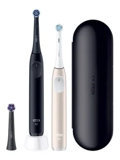 Oral-B Technik|Zahn & Mundpflege<2er-Set: Elektrische Zahnbürsten "iO Series 2" in Schwarz/ Gold