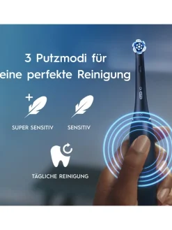 Oral-B Technik|Zahn & Mundpflege<2er-Set: Elektrische Zahnbürsten "iO Series 2" in Schwarz/ Gold