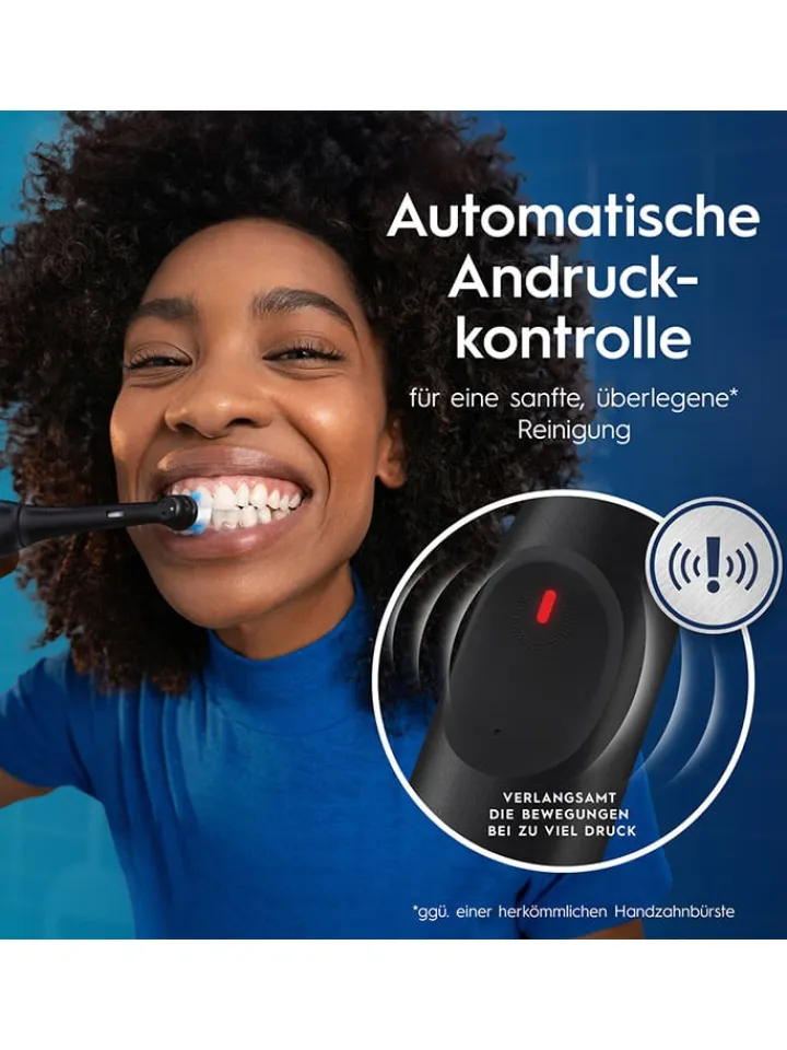 Oral-B Technik|Zahn & Mundpflege<2er-Set: Elektrische Zahnbürsten "iO Series 2" in Schwarz/ Gold