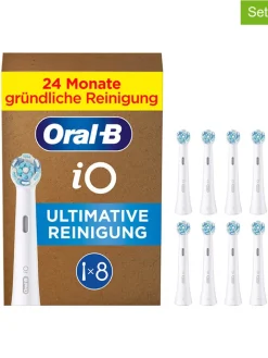 Oral-B Technik|Zahn & Mundpflege<8er-Set: Ersatz-Bürstenköpfe "iO Ultimative Reinigung" in Weiß