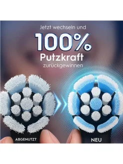 Oral-B Technik|Zahn & Mundpflege<8er-Set: Ersatz-Bürstenköpfe "iO Sanfte Reinigung" in Schwarz
