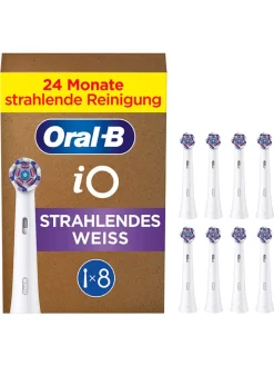 Oral-B Technik|Zahn & Mundpflege<8er-Set: Ersatz-Bürstenköpfe "iO Radiant White" in Weiß