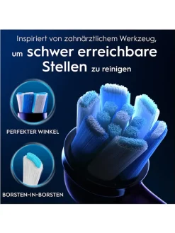 Oral-B Technik|Zahn & Mundpflege<8er-Set: Ersatz-Bürstenköpfe "iO Ultimative Reinigung" in Schwarz