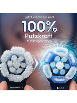 Oral-B Technik|Zahn & Mundpflege<8er-Set: Ersatz-Bürstenköpfe "iO Ultimative Reinigung" in Schwarz