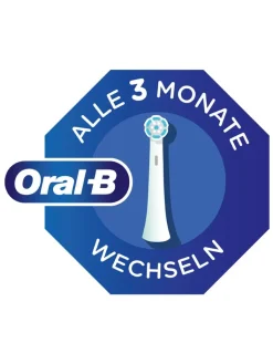 Oral-B Technik|Zahn & Mundpflege<8er-Set: Ersatz-Bürstenköpfe "iO Ultimative Reinigung" in Schwarz