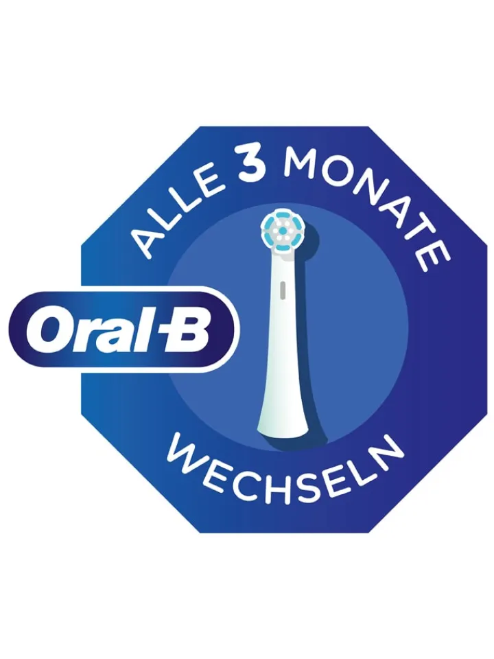Oral-B Technik|Zahn & Mundpflege<8er-Set: Ersatz-Bürstenköpfe "iO Ultimative Reinigung" in Schwarz