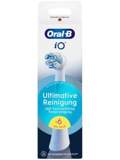 Oral-B Zahn & Mundpflege<6er-Set: Ersatz-Bürstenköpfe "iO Ultimative Reinigung" in Weiß