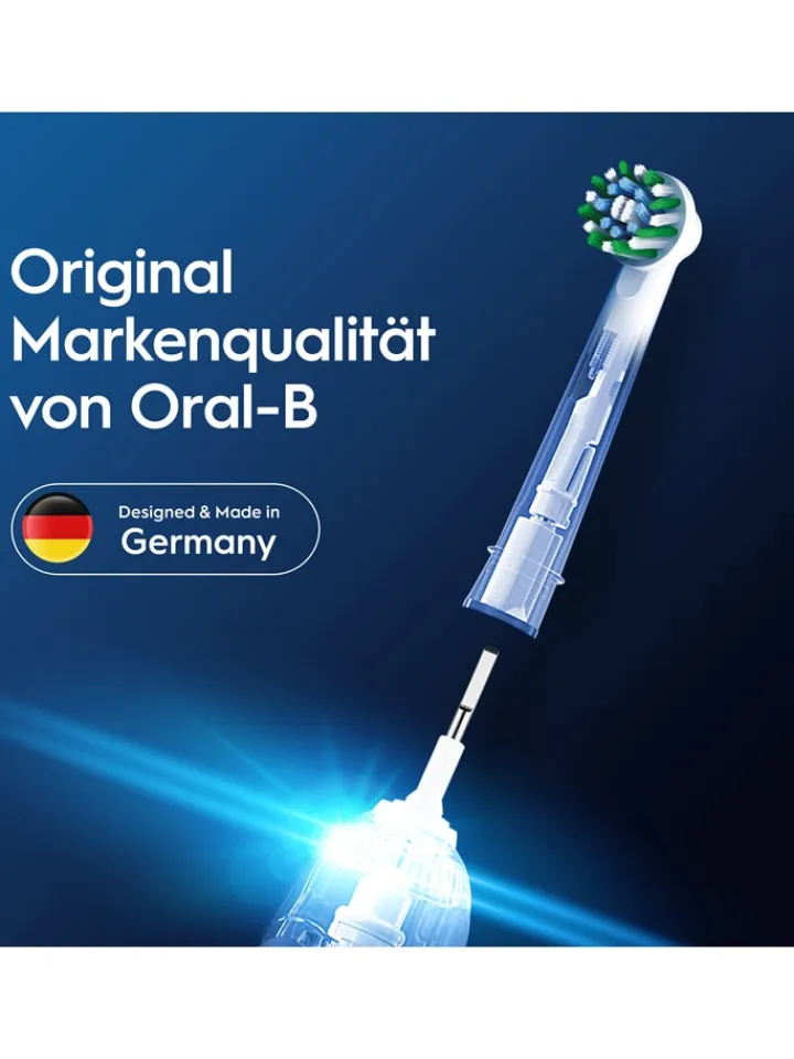 Oral-B Technik|Zahn & Mundpflege<10er-Set: Ersatz-Bürstenköpfe "Pro CrossAction" in Weiß