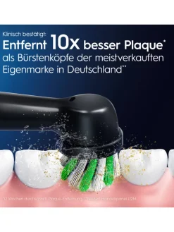 Oral-B Technik|Zahn & Mundpflege<10er-Set: Ersatz-Bürstenköpfe "Pro CrossAction" in Schwarz