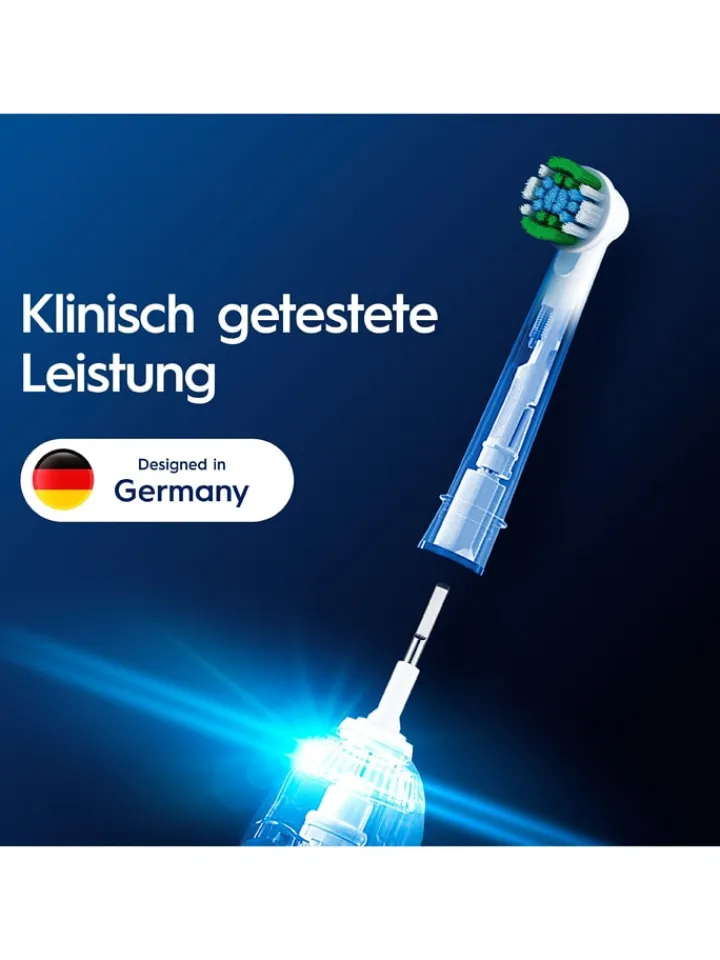 Oral-B Technik|Zahn & Mundpflege<10er-Set: Ersatz-Bürstenköpfe "Precision Clean" in Weiß