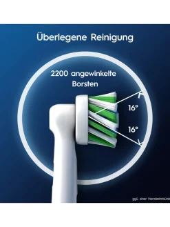 Oral-B Technik|Zahn & Mundpflege<10er-Set: Ersatz-Bürstenköpfe "Pro CrossAction" in Weiß