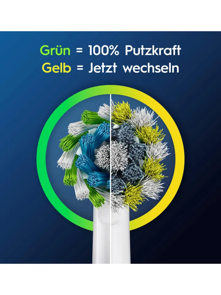 Oral-B Technik|Zahn & Mundpflege<10er-Set: Ersatz-Bürstenköpfe "Pro CrossAction" in Weiß