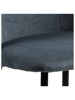 AC Design Sitzmöbel<4er-Set: Esszimmerstühle "Ines" in Grau - (B)49,2 x (H)84 x (T)57,5 cm