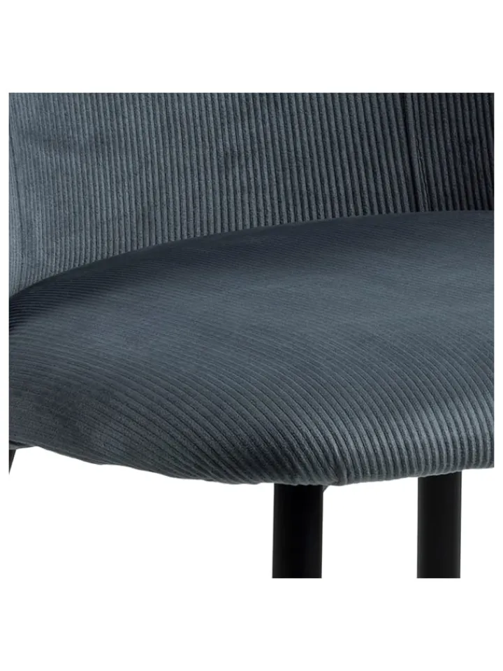 AC Design Sitzmöbel<4er-Set: Esszimmerstühle "Ines" in Grau - (B)49,2 x (H)84 x (T)57,5 cm