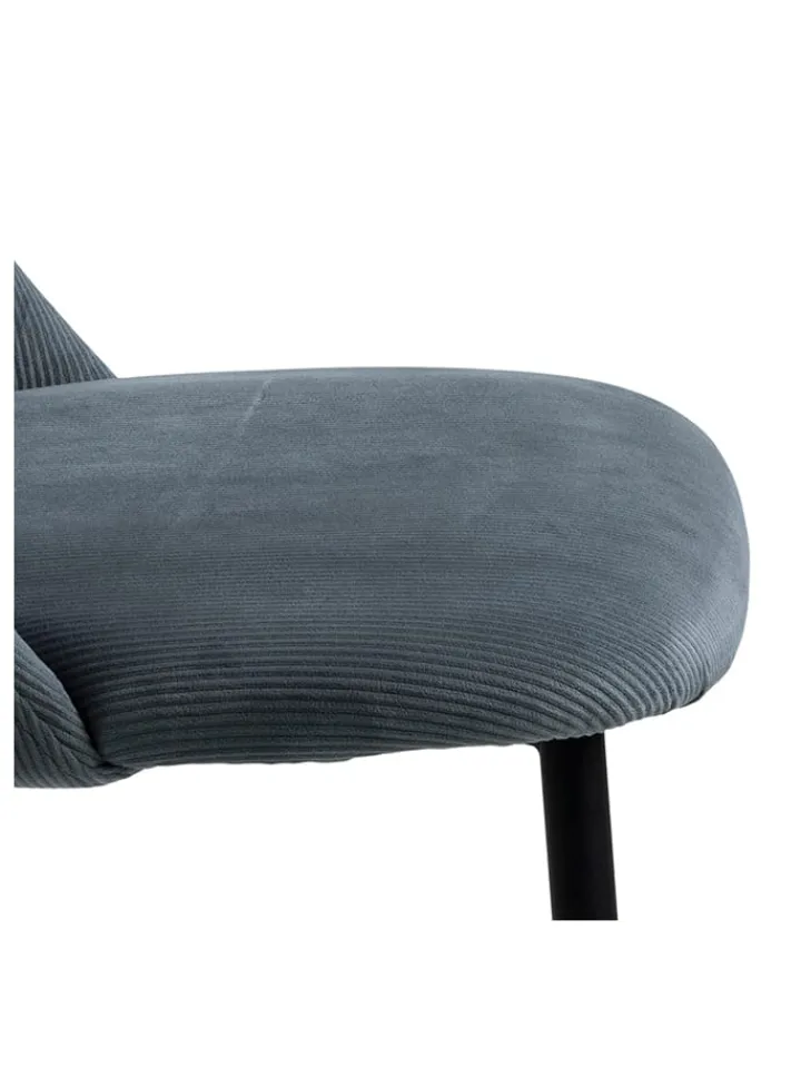 AC Design Sitzmöbel<4er-Set: Esszimmerstühle "Ines" in Grau - (B)49,2 x (H)84 x (T)57,5 cm