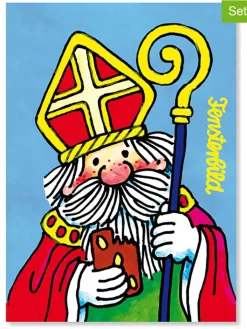Lutz Mauder Weitere Haushaltshelfer<2er-Set: Fensterfolien "Nikolaus mit Printe" - ab 3 Jahren