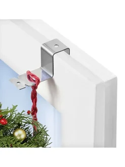 Wenko Weitere Haushaltshelfer<2er-Set: Fensterhaken in Silber - 2x 2 Stück