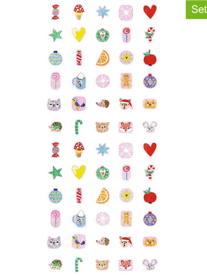 moses. Kreativbedarf & Do-It-Yourself<2er-Set: Fingernagel-Tattoos - ab 3 Jahren