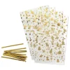 Zenker Partyzubehör & -Dekoration<2er-Set: Foliengeschenktüten in Gold - 2x 16 Stück