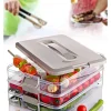 Violeta Home Aufbewahren & Servieren<3er-Set: Frischhaltedosen in Hellgrau - (B)30 x (H)21,5 x (T)5 cm