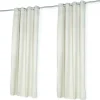 IDOMYA Essentials Gardinen, Jalousien & Rollos<2er-Set: Gardine in Beige - (L)240 x (B)135 cm