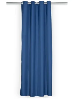 IDOMYA Essentials Gardinen, Jalousien & Rollos<2er-Set: Gardine in Blau - (L)240 x (B)135 cm