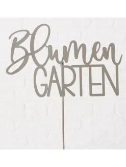 Boltze Gartendekoration<3er-Set: Gartenstäbe "Amica" in Silber - (H)76 cm