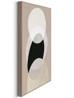Orangewallz Wanddekoration<2er-Set: Gerahmte Kunstdrucke "Soft Organics"
