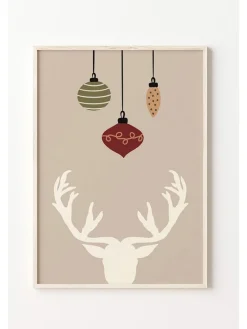 ABERTO DESIGN Wanddekoration<3er-Set: Gerahmte Kunstdrucke