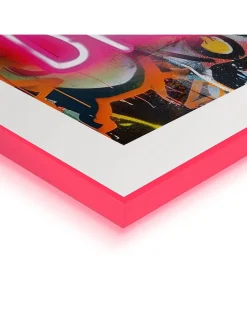 Orangewallz Wanddekoration<3er-Set: Gerahmte Kunstdrucke "Streetart Compilation"