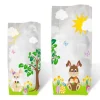 URSUS Partyzubehör & -Dekoration<10er-Set: Geschenkbeutel "Hasen" in Transparent/ Bunt