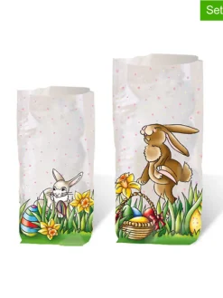 URSUS Partyzubehör & -Dekoration<10er-Set: Geschenkbeutel "Ostern" in Transparent/ Bunt