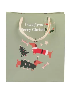 Villa d´Este Partyzubehör & -Dekoration<12er-Set: Geschenktüten ''Natalotto'' in Grün - (B)22 x (H)26 x (T)10 cm