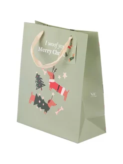 Villa d´Este Partyzubehör & -Dekoration<12er-Set: Geschenktüten ''Natalotto'' in Grün - (B)22 x (H)26 x (T)10 cm
