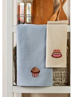 Mijolnir Küchentextilien|Tisch- & Küchentextilien<6er-Set: Geschirrtücher "Cake" in Bunt