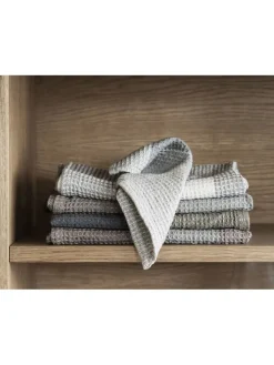Blomus Küchentextilien|Tisch- & Küchentextilien<2er-Set: Geschirrtücher "Gano" in Beige/ Grau - (L)70 x (B)50 cm