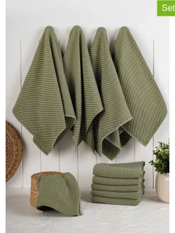 Violeta Home Küchentextilien<10er-Set: Geschirrtücher Grün - (L)76 x (B)43 cm