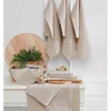 Violeta Home Küchentextilien|Tisch- & Küchentextilien<10er-Set: Geschirrtücher in Beige - (L)60 x (B)40 cm