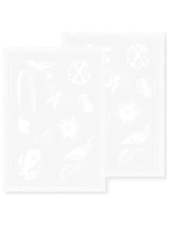 CXL by Christian Lacroix Küchentextilien|Tisch- & Küchentextilien<2er-Set: Geschirrtücher in Weiß