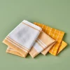 BELLA MAISON Küchentextilien<3er-Set: Geschirrtücher "Juno" in Gelb/ Weiß - (L)65 x (B)45 cm