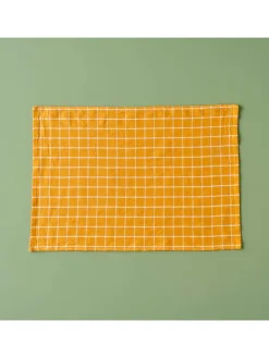 BELLA MAISON Küchentextilien<3er-Set: Geschirrtücher "Juno" in Gelb/ Weiß - (L)65 x (B)45 cm