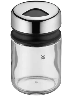 WMF Aufbewahren & Servieren<4er-Set: Gewürzgläser "Depot" in Silber/ Transparent - (H)9,5 cm