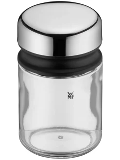 WMF Aufbewahren & Servieren<4er-Set: Gewürzgläser "Depot" in Silber/ Transparent - (H)9,5 cm